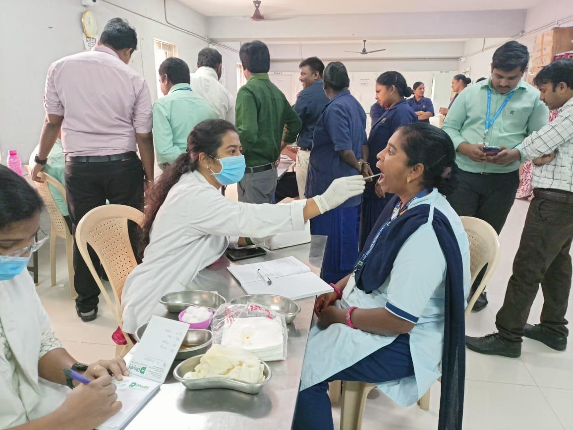 Free Medical Camp  at Lalitha Jewelers